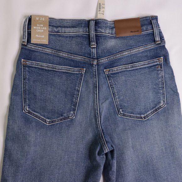NWT madewell Slim Wide-Leg Crop Reggie - Picture 13 of 15